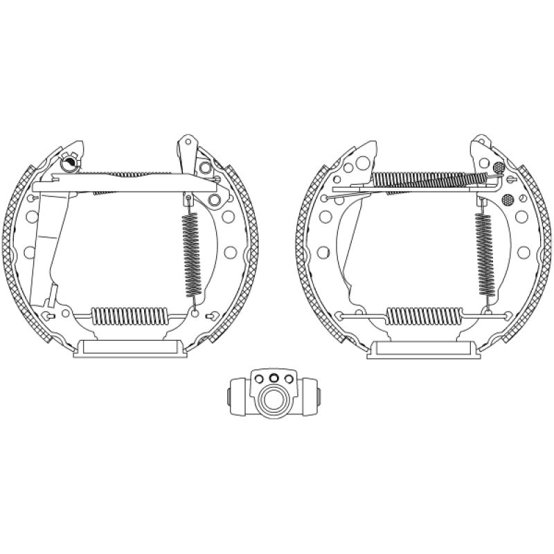 Kit de freins arrière (prémontés) TEXTAR 84018201 - Visuel 1