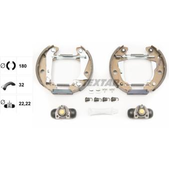 Kit de freins arrière (prémontés) TEXTAR OEM 7701205051 Kit de freins arrière (prémontés) TEXTAR OEM 7701205051