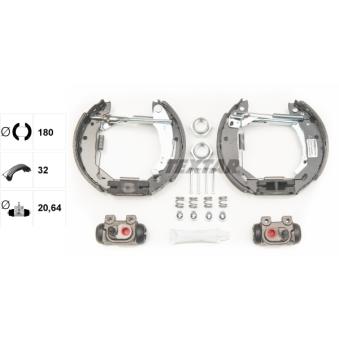 Kit de freins arrière (prémontés) TEXTAR OEM 424172