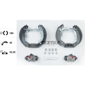 Kit de freins arrière (prémontés) TEXTAR OEM 424171