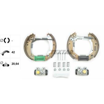 Kit de freins arrière (prémontés) TEXTAR OEM 424171
