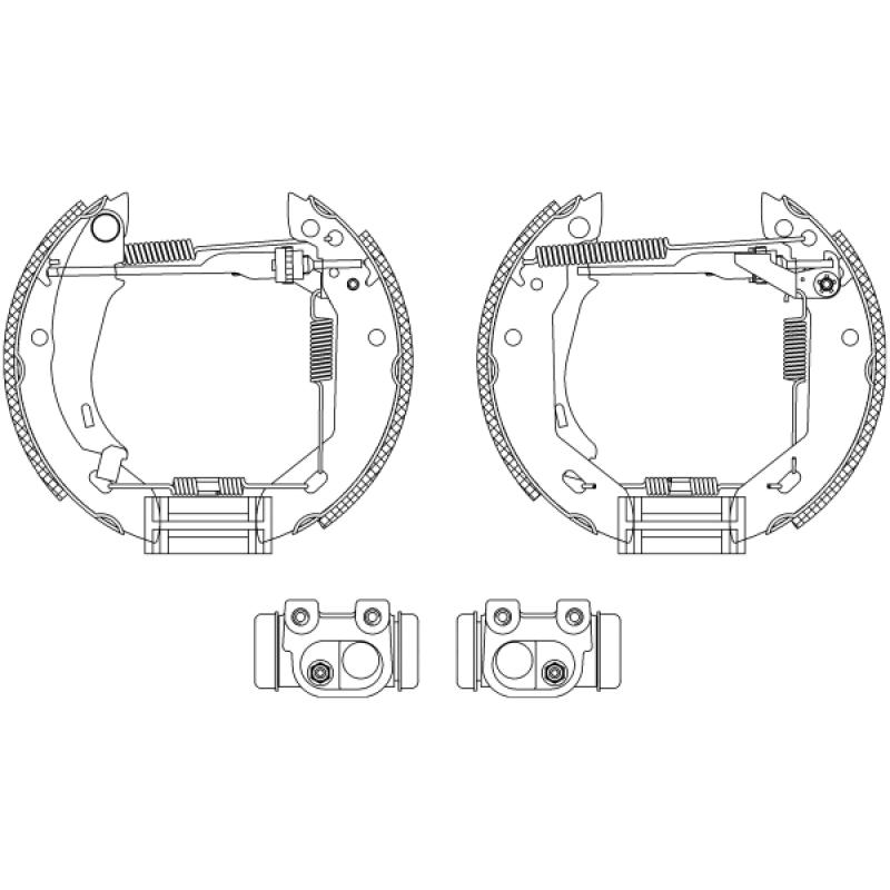 Kit de freins arrière (prémontés) TEXTAR 84031802 - Visuel 1