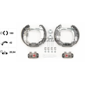 Kit de freins arrière (prémontés) TEXTAR OEM 424171