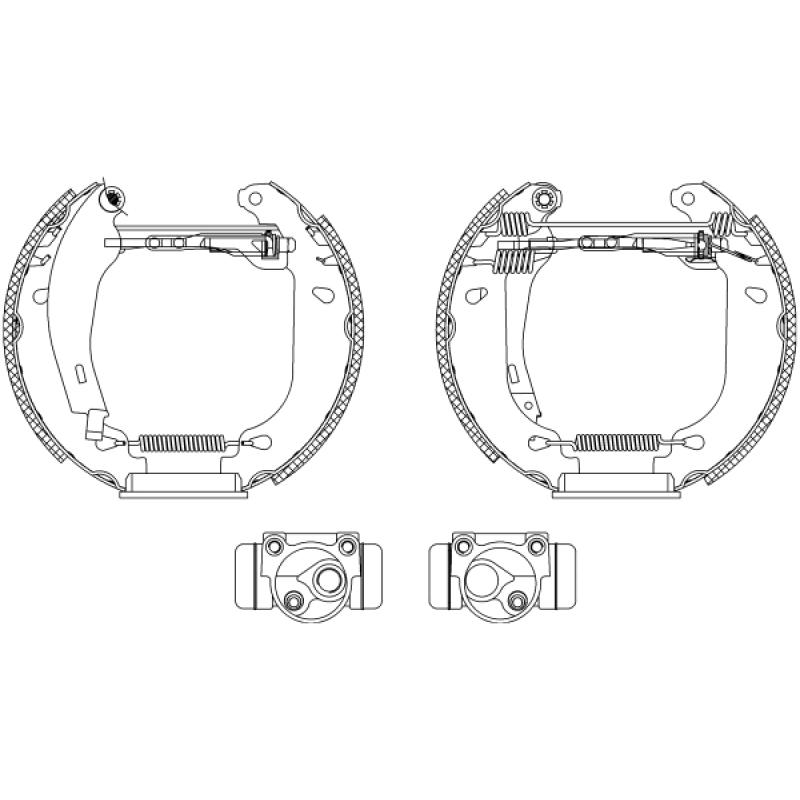 Kit de freins arrière (prémontés) TEXTAR 84037400 - Visuel 1