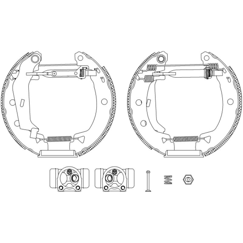 Kit de freins arrière (prémontés) TEXTAR 84037902 - Visuel 1
