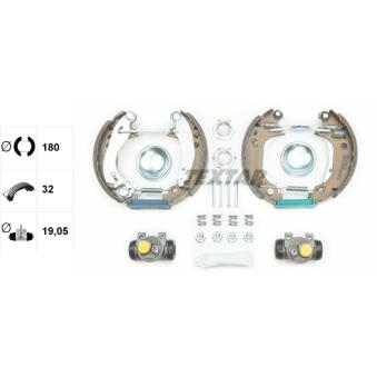 Kit de freins arrière (prémontés) TEXTAR OEM 424121