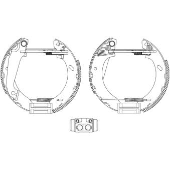 Kit de freins arrière (prémontés) TEXTAR OEM 6500944