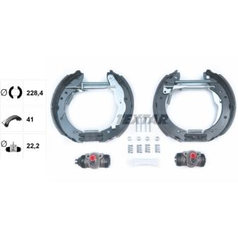 Kit de freins arrière (prémontés) TEXTAR OEM 34211160504