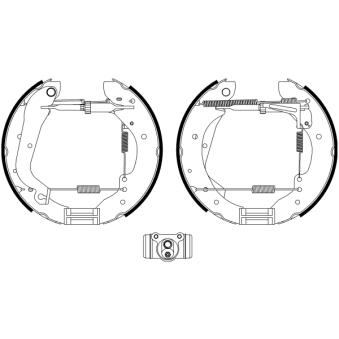 Kit de freins arrière (prémontés) TEXTAR OEM 6314230107