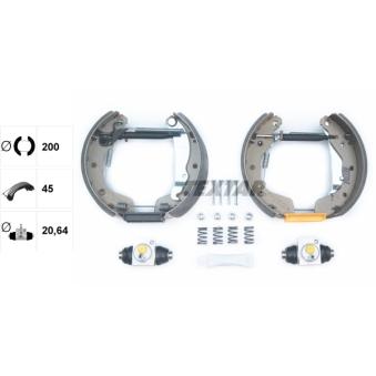 Kit de freins arrière (prémontés) TEXTAR OEM ND1464