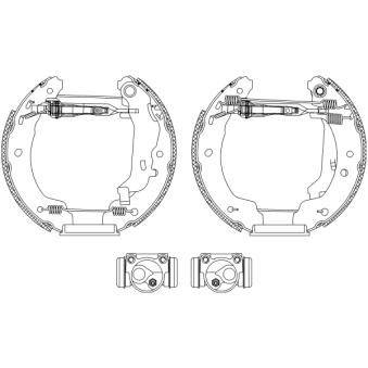 Kit de freins arrière (prémontés) TEXTAR OEM 4406070J28