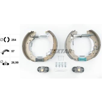 Kit de freins arrière (prémontés) TEXTAR OEM 9942885