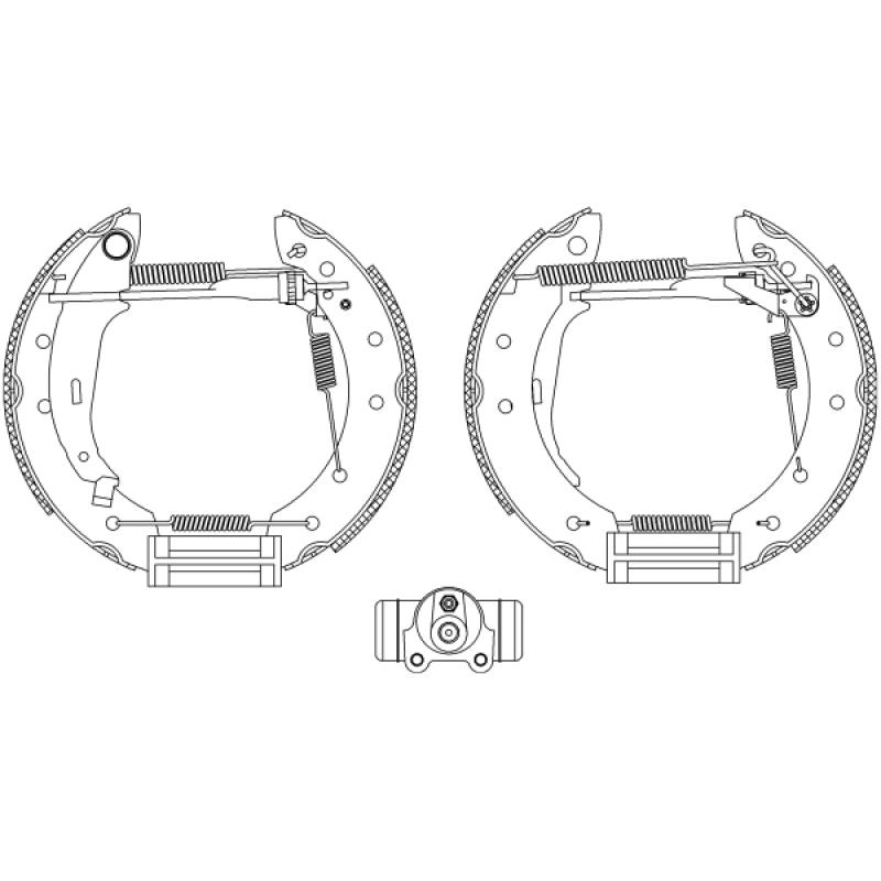 Kit de freins arrière (prémontés) TEXTAR 84048000 - Visuel 1
