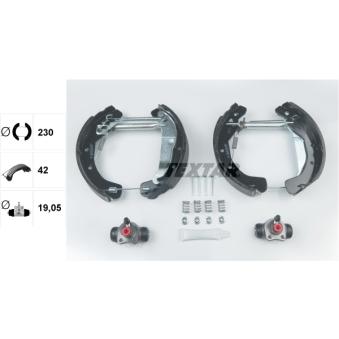 Kit de freins arrière (prémontés) TEXTAR OEM 90512792