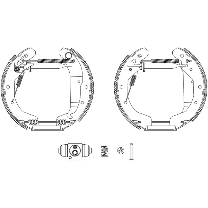 Kit de freins arrière (prémontés) TEXTAR 84049002 - Visuel 1