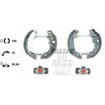 Kit de freins arrière (prémontés) TEXTAR OEM 71738378