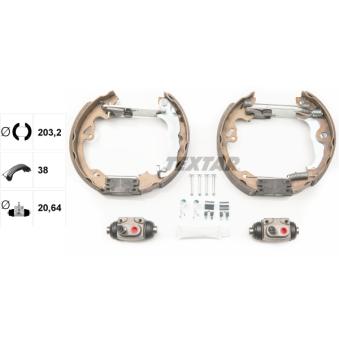 Kit de freins arrière (prémontés) TEXTAR OEM 98AB2200BD
