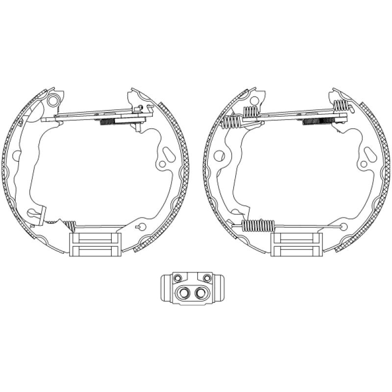 Kit de freins arrière (prémontés) TEXTAR 84052500 - Visuel 1