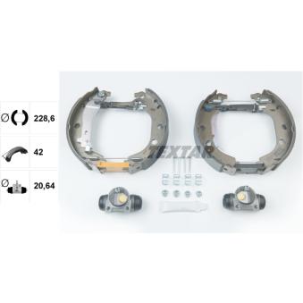 Kit de freins arrière (prémontés) TEXTAR OEM 4241J4