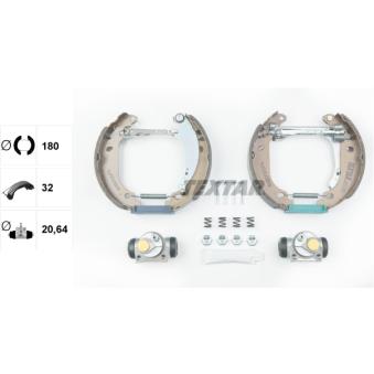 Kit de freins arrière (prémontés) TEXTAR OEM 4241K5