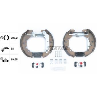 Kit de freins arrière (prémontés) TEXTAR OEM 1106633