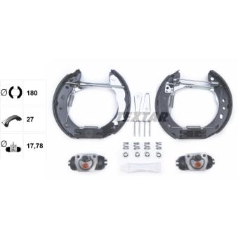 Kit de freins arrière (prémontés) TEXTAR OEM 441006F611 Kit de freins arrière (prémontés) TEXTAR OEM 441006F611