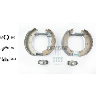 Kit de freins arrière (prémontés) TEXTAR OEM YC152200AF