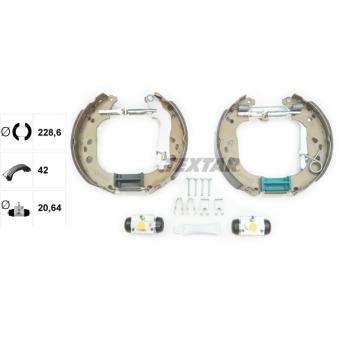 Kit de freins arrière (prémontés) TEXTAR [84062000]