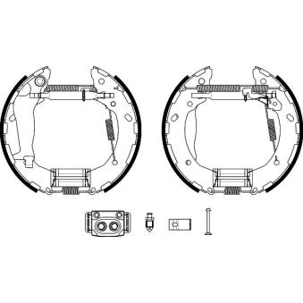 Kit de freins arrière (prémontés) TEXTAR OEM 5833005500