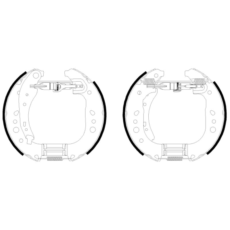Kit de freins arrière (prémontés) TEXTAR 84081700 - Visuel 1