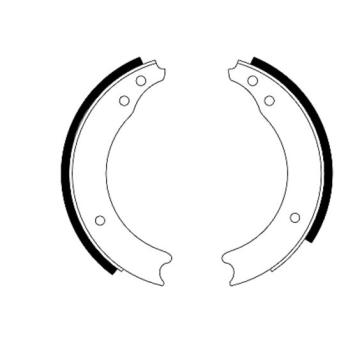 Jeu de mâchoires de frein TEXTAR OEM 7701457793