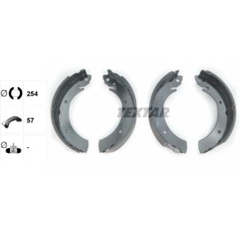 Jeu de mâchoires de frein TEXTAR OEM 7701204638