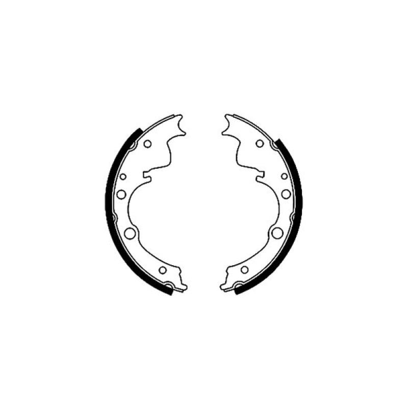 Jeu de mâchoires de frein TEXTAR 91016100 - Visuel 1