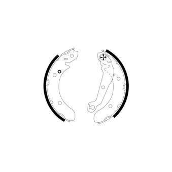 Jeu de mâchoires de frein TEXTAR OEM 5020420