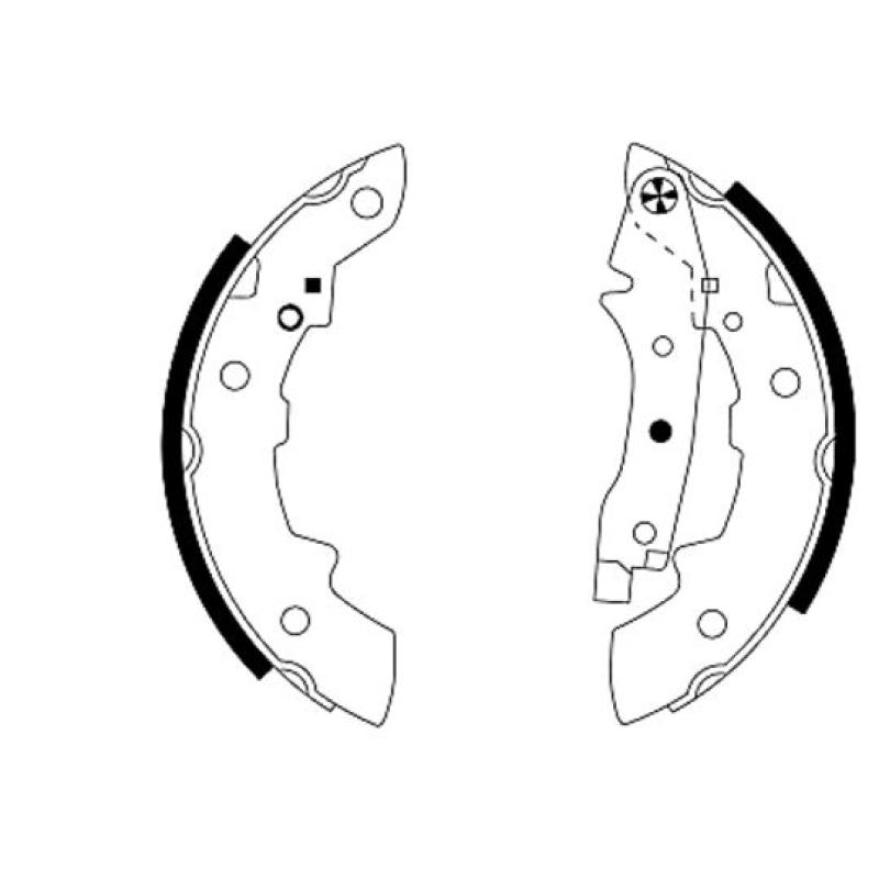 Jeu de mâchoires de frein TEXTAR 91026400 - Visuel 1