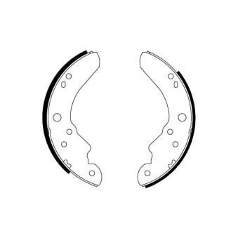 Jeu de mâchoires de frein TEXTAR OEM 76VB2200CA