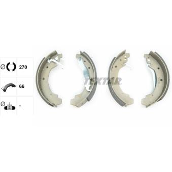 Jeu de mâchoires de frein TEXTAR OEM 291698135