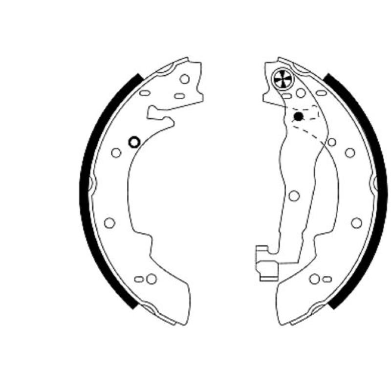 Jeu de mâchoires de frein TEXTAR 91030400 - Visuel 1