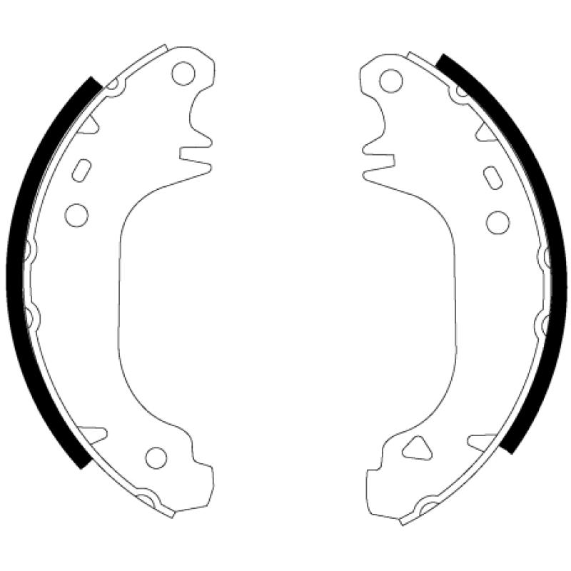 Jeu de mâchoires de frein TEXTAR 91031100 - Visuel 1