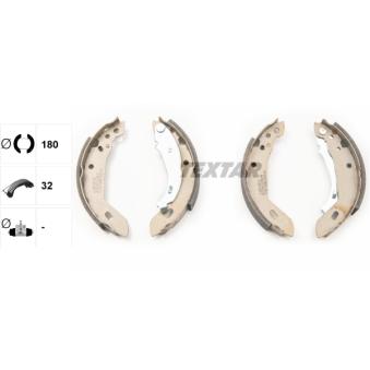 Jeu de mâchoires de frein TEXTAR OEM 4251E5