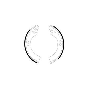 Jeu de mâchoires de frein TEXTAR OEM DD06M01A25