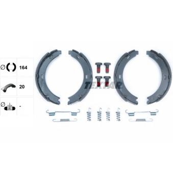 Jeu de mâchoires de frein, frein de stationnement TEXTAR OEM A2014200920 Jeu de mâchoires de frein, frein de stationnement TEXTAR OEM A2014200920
