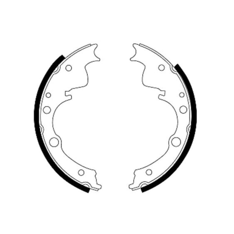 Jeu de mâchoires de frein TEXTAR 91033600 - Visuel 1