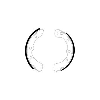 Jeu de mâchoires de frein TEXTAR OEM 4743087201