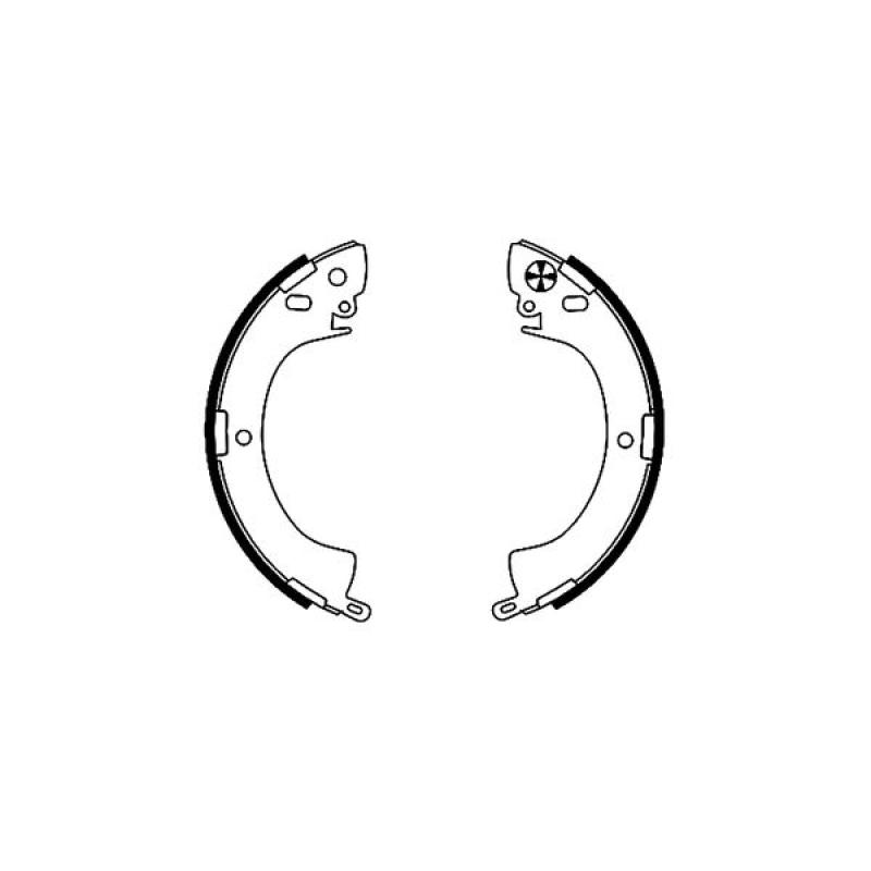 Jeu de mâchoires de frein TEXTAR 91035200 - Visuel 1