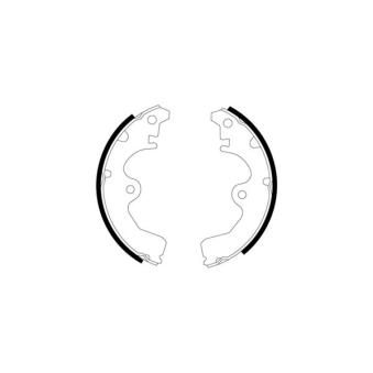 Jeu de mâchoires de frein TEXTAR OEM 0449716020