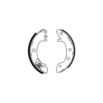 Jeu de mâchoires de frein TEXTAR OEM 5020560