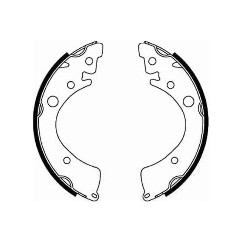 Jeu de mâchoires de frein TEXTAR 91037100 - Visuel 1