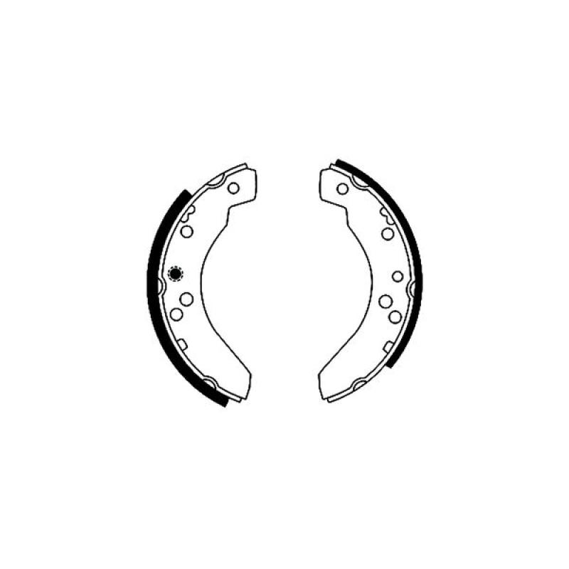 Jeu de mâchoires de frein TEXTAR 91037500 - Visuel 1