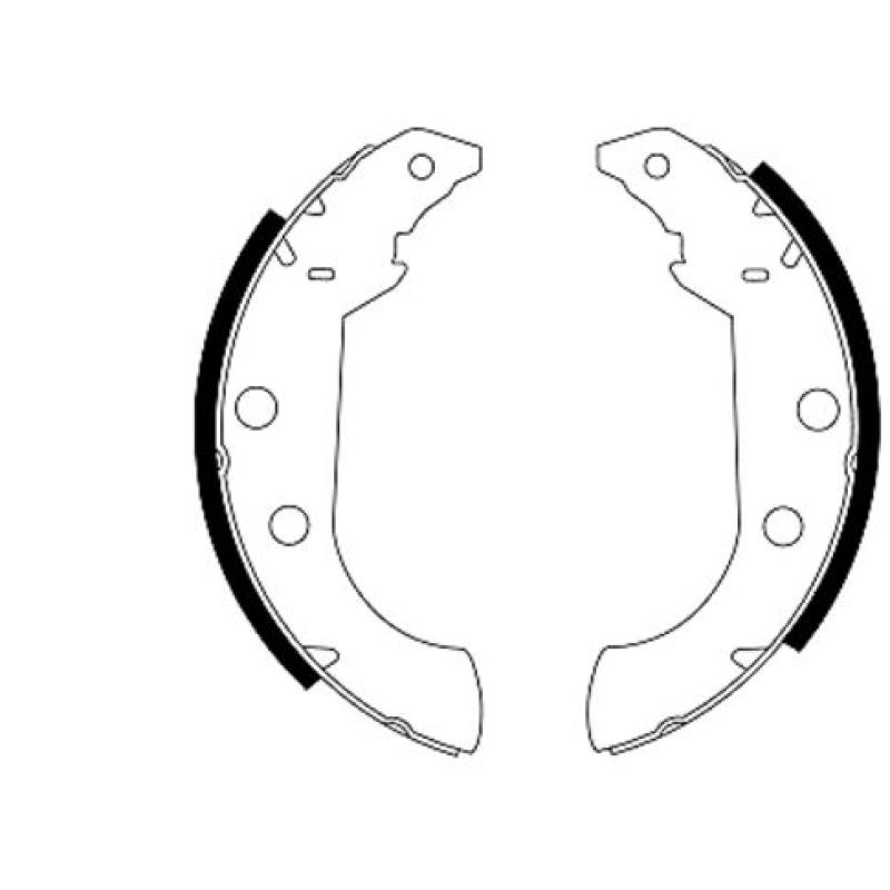 Jeu de mâchoires de frein TEXTAR 91038100 - Visuel 1